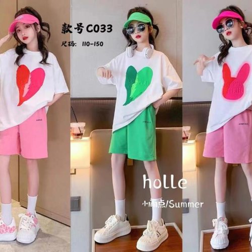 Костюм Delfinka (110-150) C033 pink (лето) Delfinka C033 pink