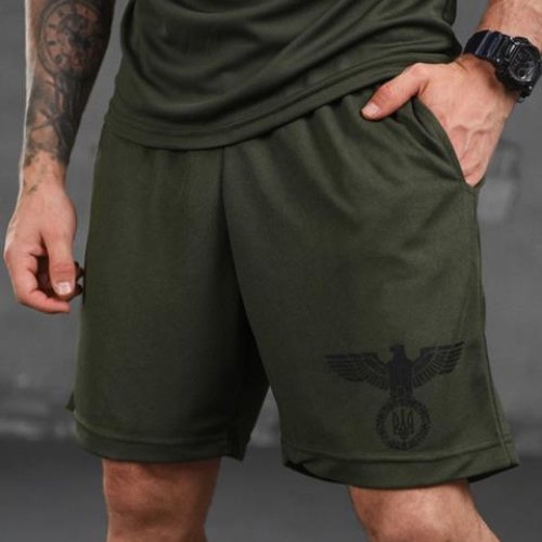Шорты Madoka (M-3XL) 833 green (лето) Madoka 833 green