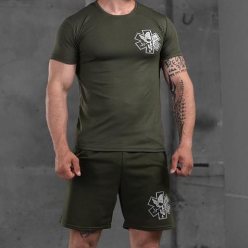 Костюм Madoka (M-3XL) 835 green (лето) Madoka 835 green
