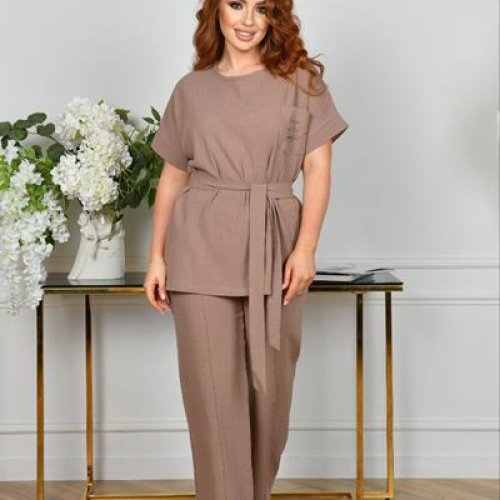Костюм Iren Veles (50-56) 1451 brown (лето) Iren Veles 1451 brown