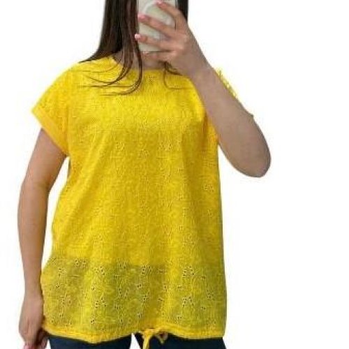 Футболка LeVisha (48-56) 25045 yellow (лето) LeVisha 25045 yellow