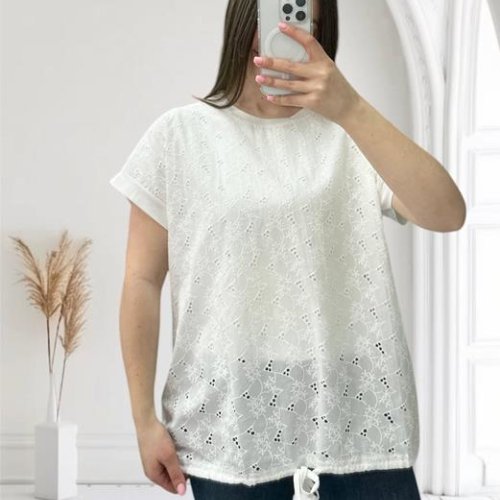 Футболка LeVisha (48-56) 25046 white (лето) LeVisha 25046 white