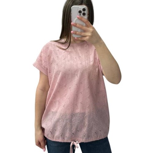 Футболка G.L.S.A (48-56) 25046 pink (лето) G.L.S.A 25046 pink