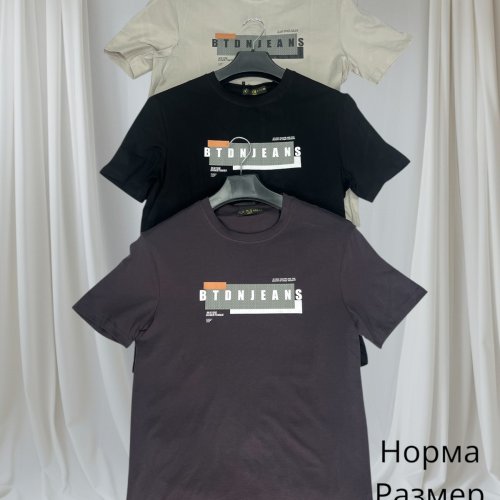 Футболка Hai (48-56) H131 black (лето) Hai H131 black