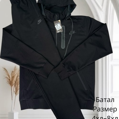 Костюм спорт Hai (4XL-8XL) H268 black (деми) Hai H268 black