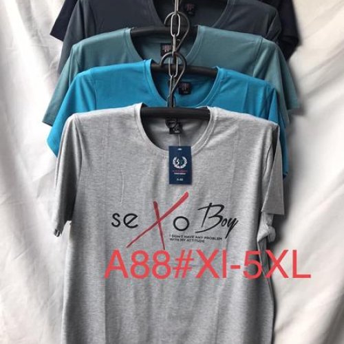 Футболка Punky (XL-5XL) A88 mix (лето) Punky A88 mix