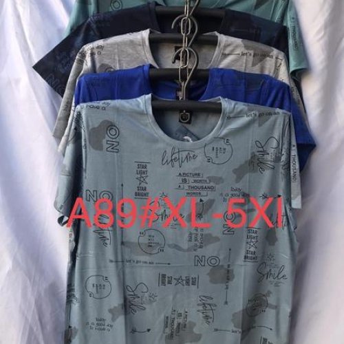 Футболка Punky (XL-5XL) A89 mix (лето) Punky A89 mix