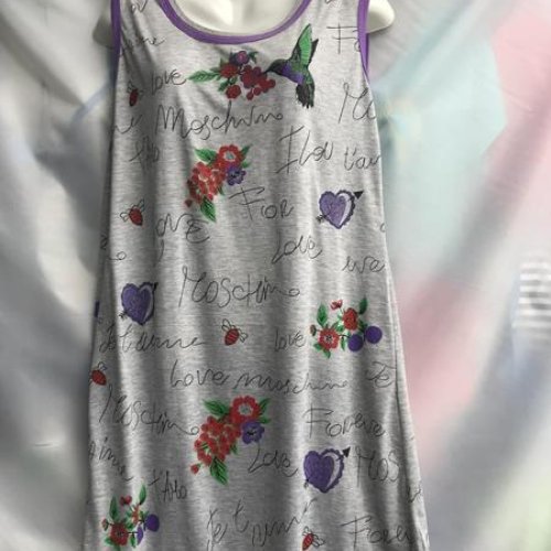 Ночнушка Punky (XL-5XL) V145 grey (лето) Punky V145 grey