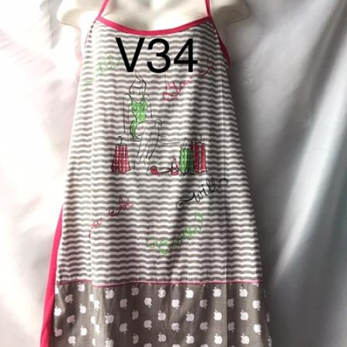 Ночнушка Punky (XL-5XL) V34 grey (лето) Punky V34 grey