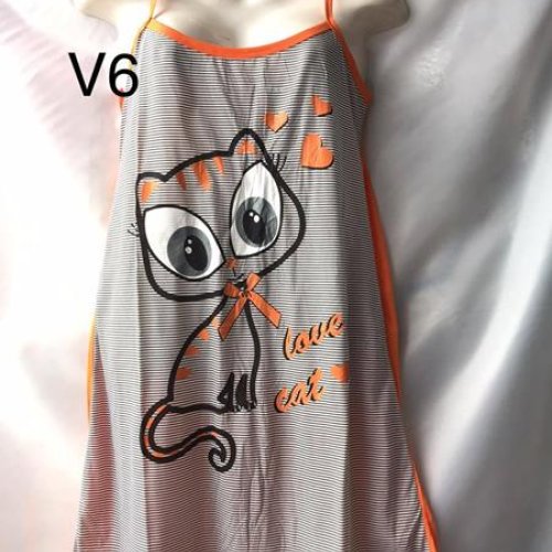 Ночнушка Punky (XL-5XL) V6 orange (лето) Punky V6 orange