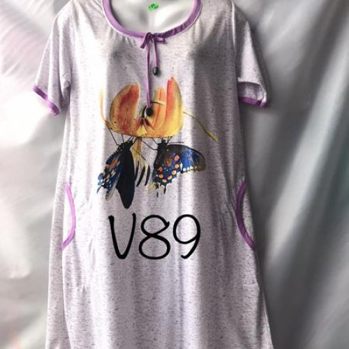 Ночнушка Punky (XL-5XL) V89 lilac (лето) Punky V89 lilac