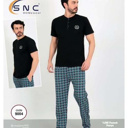 Пижама Disneyopt (M-2XL) 9004 black (лето) Disneyopt 9004 black