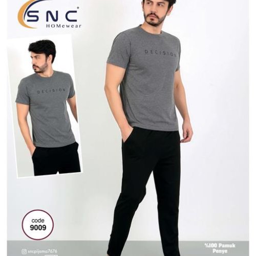 Пижама Disneyopt (M-2XL) 9009 grey (лето) Disneyopt 9009 grey