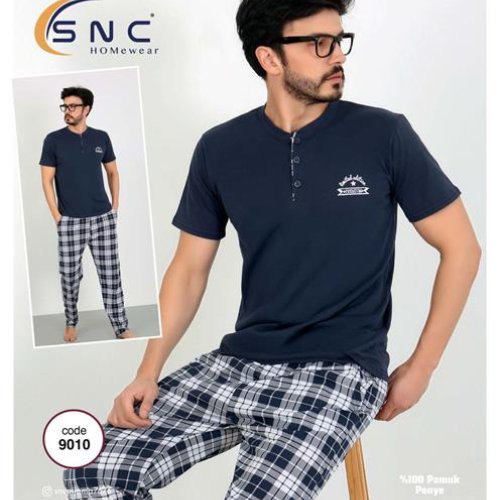 Пижама Disneyopt (M-2XL) 9010 navy (лето) Disneyopt 9010 navy