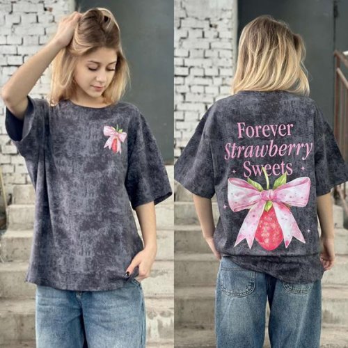 Футболка Karolina (34-42) KR28 d.grey (лето) Karolina KR28 d.grey