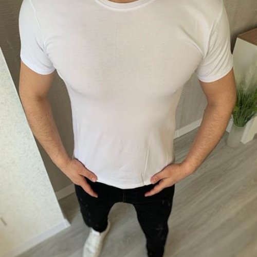 Футболка Nik (M-3XL) 55935 white (лето) Nik 55935 white