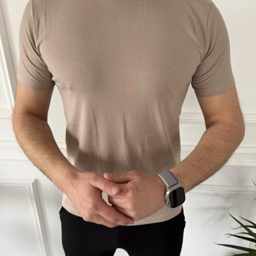 Футболка Nik (2XL-6XL) 55951 beige (лето) Nik 55951 beige