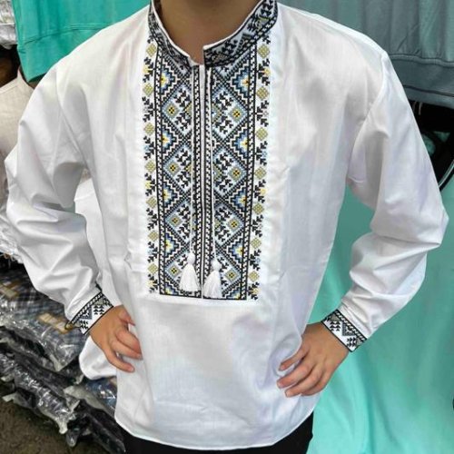 Вышиванка Nik (6-12) 55960 white (деми) Nik 55960 white