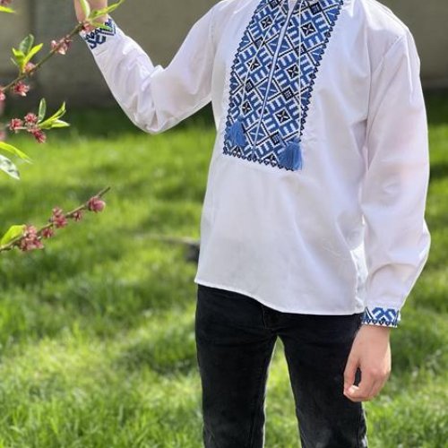 Вышиванка Nik (6-12) 55961 white (деми) Nik 55961 white