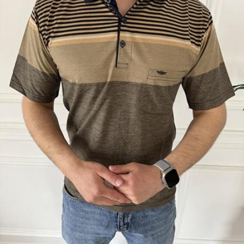 Футболка Nik (M-2XL) 55972 beige (лето) Nik 55972 beige