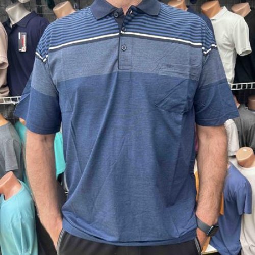 Футболка Nik (3XL-6XL) 55976 blue (лето) Nik 55976 blue
