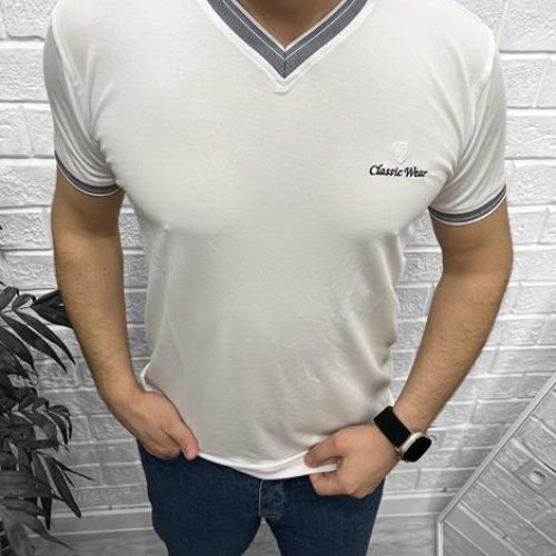 Футболка Nik (3XL-6XL) 55992 white (лето) Nik 55992 white