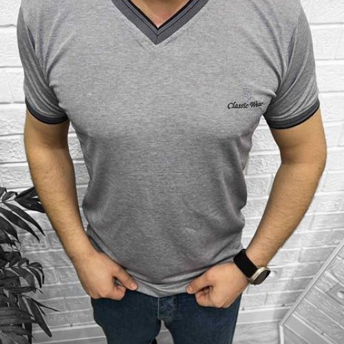 Футболка Nik (3XL-6XL) 55993 grey (лето) Nik 55993 grey