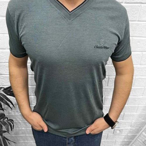 Футболка Nik (3XL-6XL) 55994 grey (лето) Nik 55994 grey