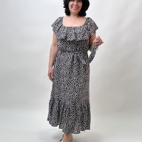 Платье LIArt (50-56) 936 black (лето) LIArt 936 black