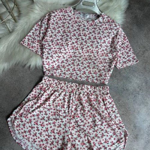 Костюм Sofi Cor (42-46) 9033 white-pink (лето) Sofi Cor 9033 white-pink