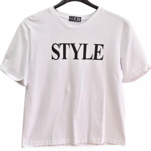 Футболка Zalov (S-2XL) ZV18 white (лето) Zalov ZV18 white