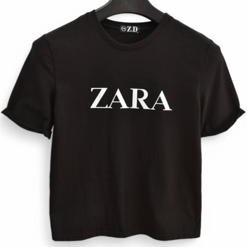Футболка Zalov (S-2XL) ZV23 black (лето) Zalov ZV23 black