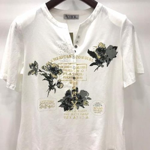 Футболка LIDA (52-62) 2725 white (лето) LIDA 2725 white
