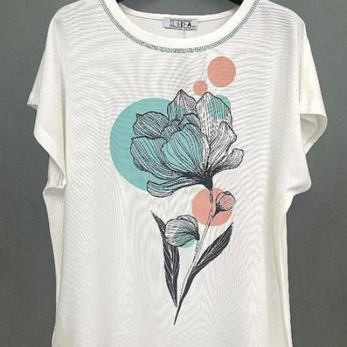 Футболка LIDA (52-62) 2779 white (лето) LIDA 2779 white