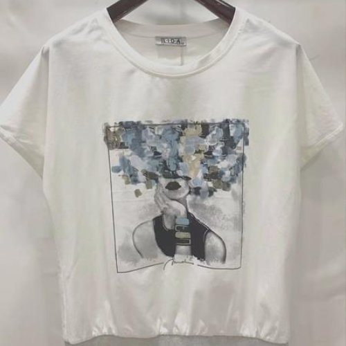 Футболка LIDA (52-62) 2802-5 white (лето) LIDA 2802-5 white