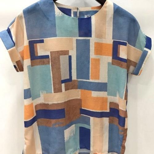 Футболка LIDA (50-60) 2872 blue (лето) LIDA 2872 blue