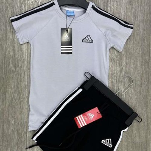 Костюм MirWear kids (4-8) 81-1 l.grey-black (лето) MirWear kids 81-1 l.grey-black