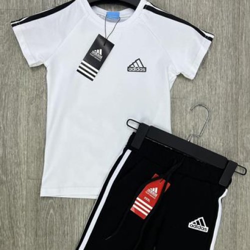 Костюм MirWear kids (4-8) 81-1 white-black (лето) MirWear kids 81-1 white-black
