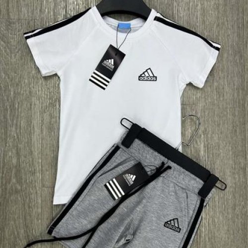 Костюм MirWear kids (4-8) 81-1 white-grey (лето) MirWear kids 81-1 white-grey