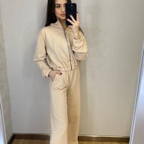 Костюм спорт Valentina (42-50) 069 beige (деми) Valentina 069 beige