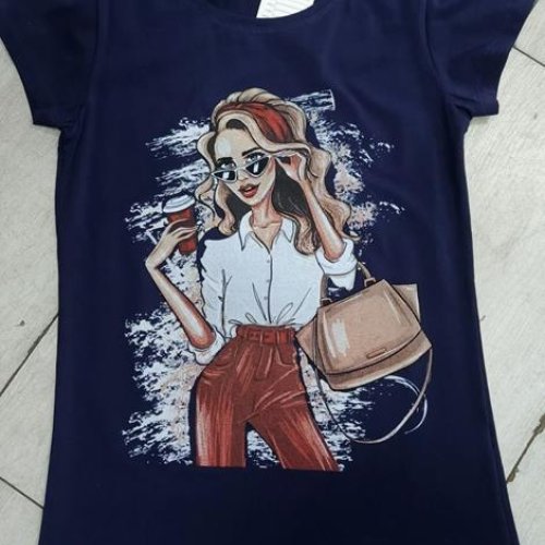 Футболка iBamBino (13-16) IB262 navy (лето) iBamBino IB262 navy