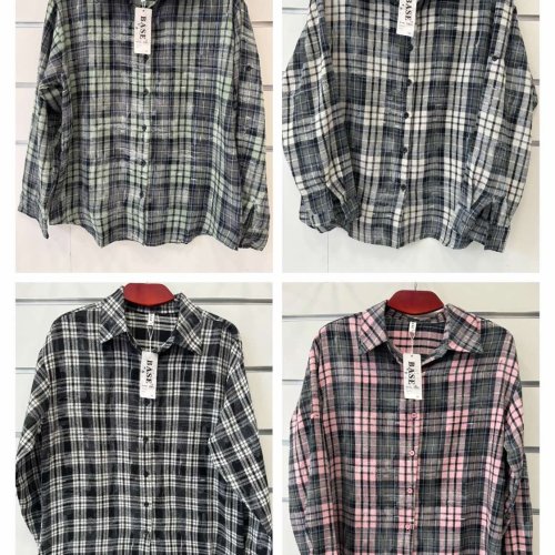Рубашка Loyard (XL-5XL) 1505 grey-yellow (деми) Loyard 1505 grey-yellow