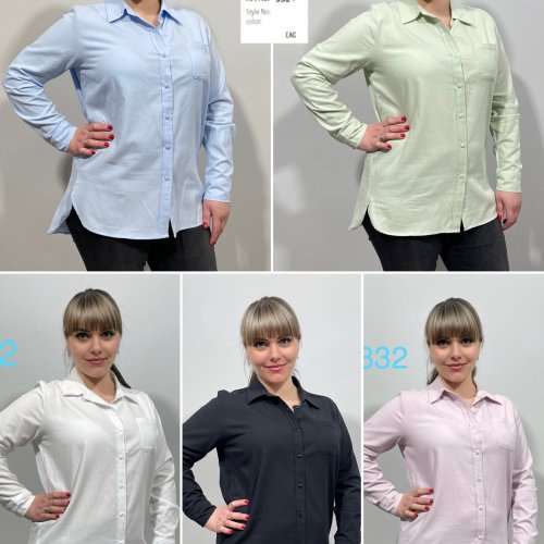 Рубашка Loyard (XL-4XL) 332 powder (лето) Loyard 332 powder