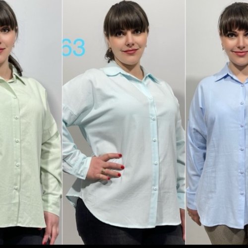 Рубашка Loyard (XL-4XL) 363 mint (лето) Loyard 363 mint