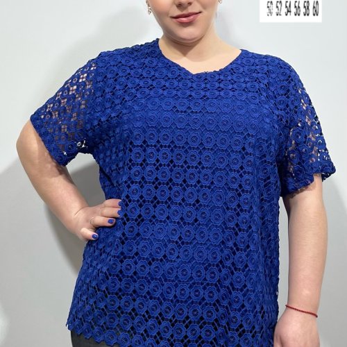 Футболка Loyard (46-56) C3007 blue (лето) Loyard C3007 blue