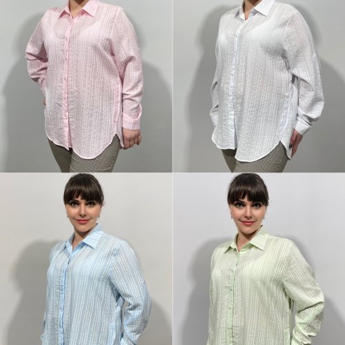 Рубашка Loyard (XL-4XL) C370 powder (лето) Loyard C370 powder