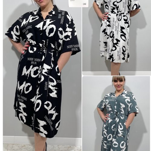 Платье Loyard (2XL-6XL) CL8339 grey (лето) Loyard CL8339 grey