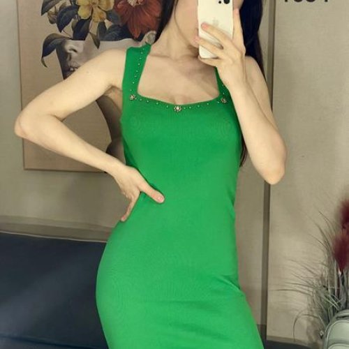 Платье FSN (42-46) 1034 green (лето) FSN 1034 green
