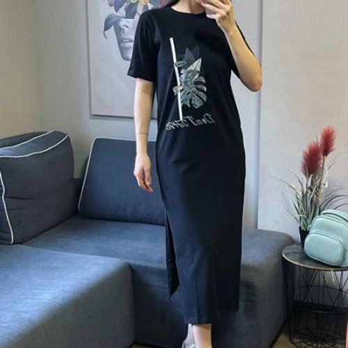Платье FSN (44-48) 3061 black (лето) FSN 3061 black