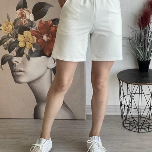 Шорты FSN (42-48) 6386 white (лето) FSN 6386 white